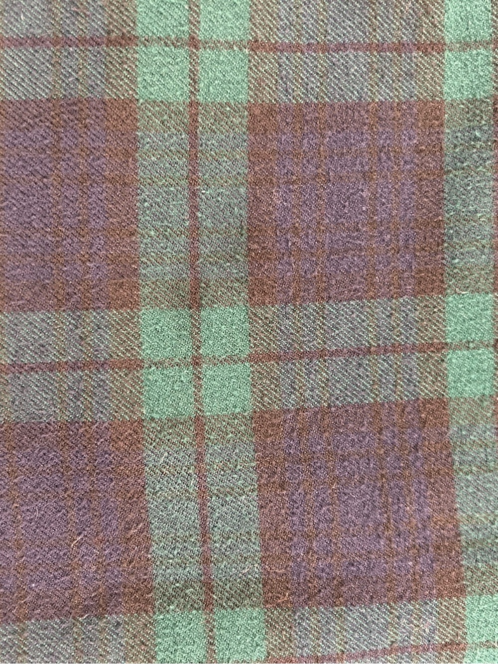 L.L.BEAN VTG 90s Black Watch Plaid Fleece Lined Flannel Shirt Men’s XL - Picture 7 of 11